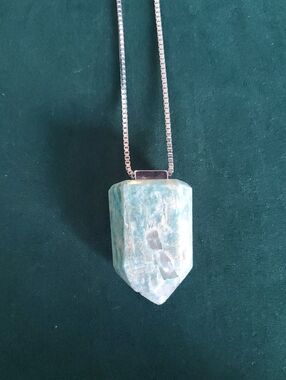 Brazillian Silver And Stone Necklace